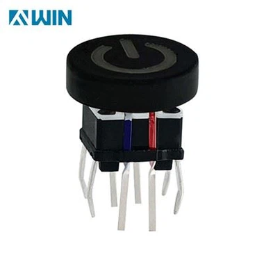 আলোকিত লাল-নীল LED ট্যাক্ট সুইচ