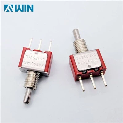 PCB মাউন্ট সাব মিন উল্লম্ব টগল সুইচ