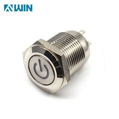 16MM পাওয়ার ইলুমিনেটেড মেটাল পুশ বোতাম